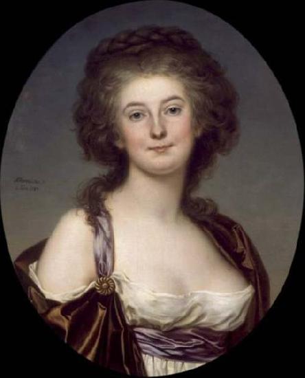 Adolf Ulrik Wertmuller Mademoiselle Charlotte Eckerman (1759-1790), Swedish opera singer and actress